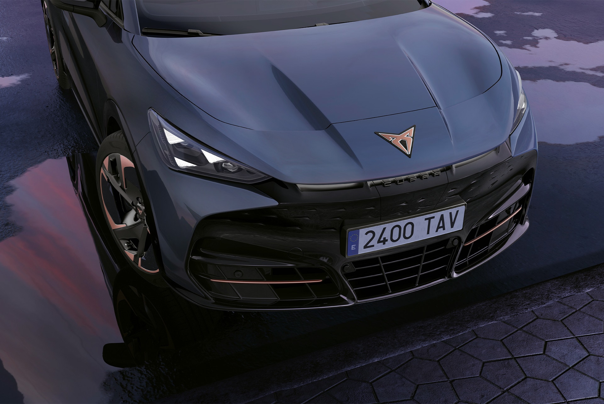 steering wheel in 2024 cupra tavascan with infotainment system steering wheel in 2024 cupra tavascan with infotainment system